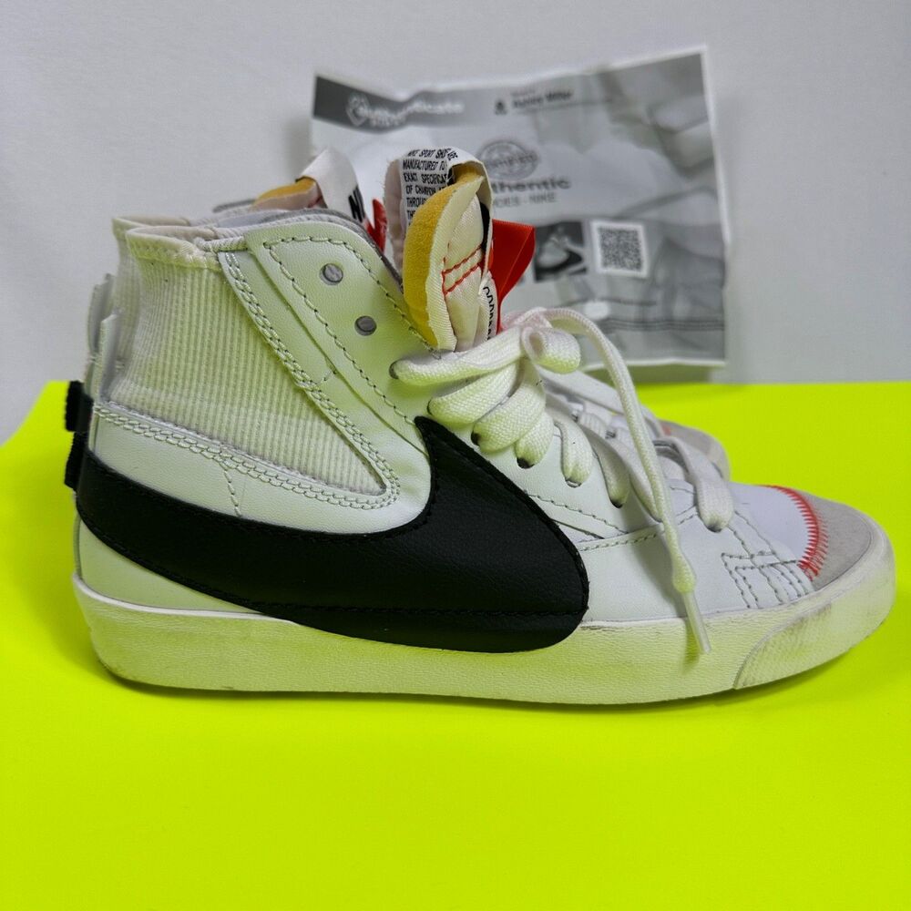 Nike Mens Blazer Mid 77 Jumbo "White / Black" DD3111 100 US 9.5